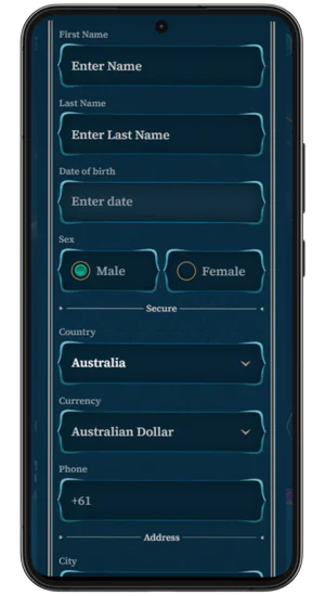 BetAlice data form